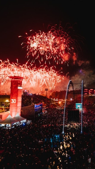 Feuerwerk bei der Nature One 25