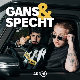 Podcastcover „Gans & Specht“ – mit Henke und Lézan